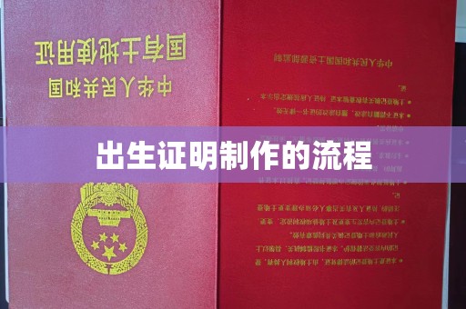 浦城出生证明制作的流程