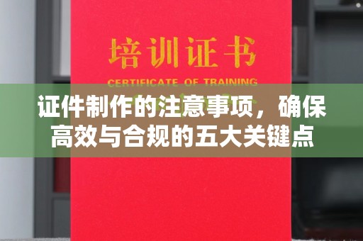浦城证件制作的注意事项，确保高效与合规的五大关键点